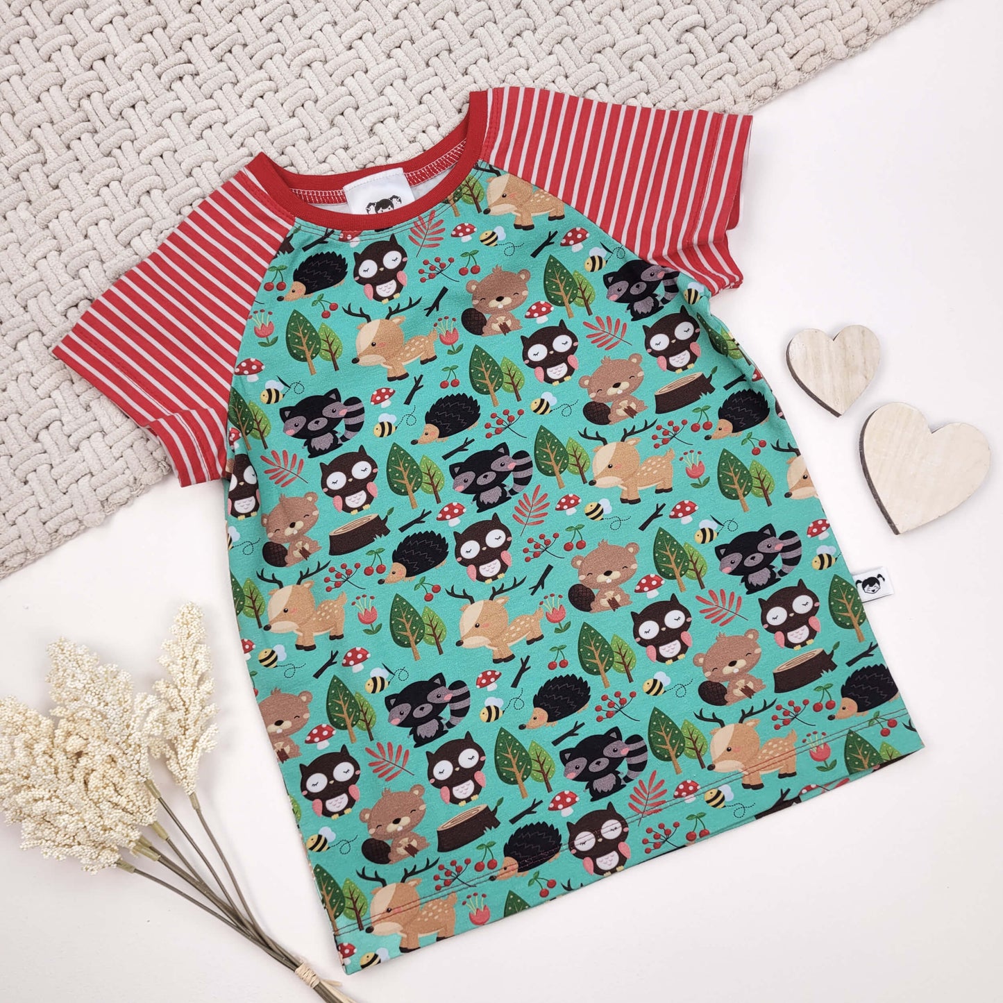 T-Shirt Waldtiere Gr. 98/104