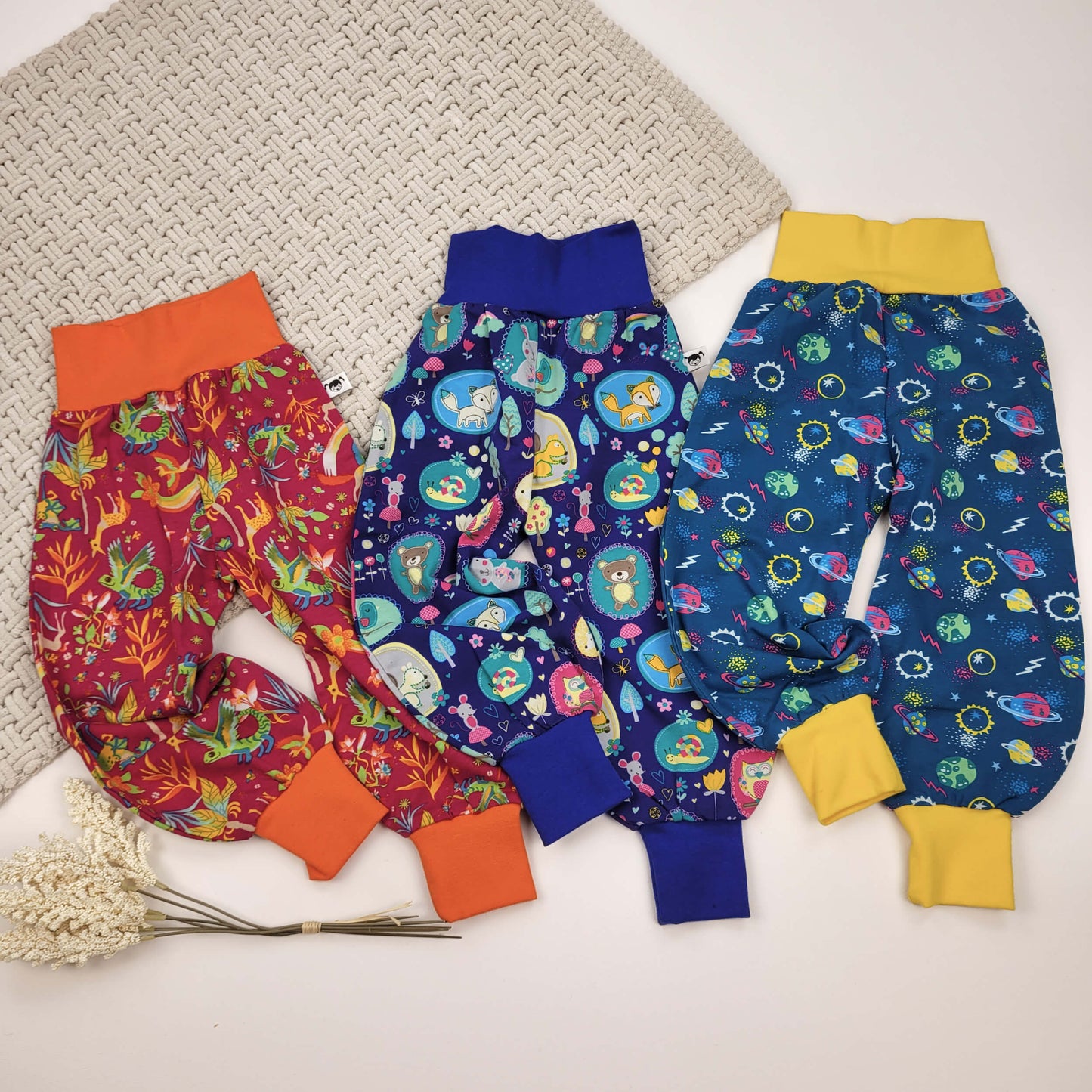 Hosen 3er Set bunt Gr. 74/80