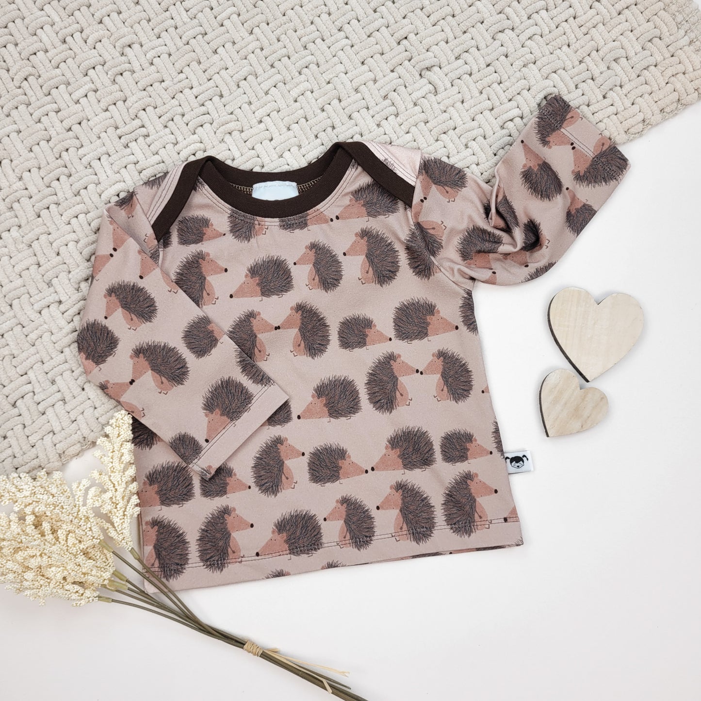 Baby-Shirt Igel Gr. 62/68