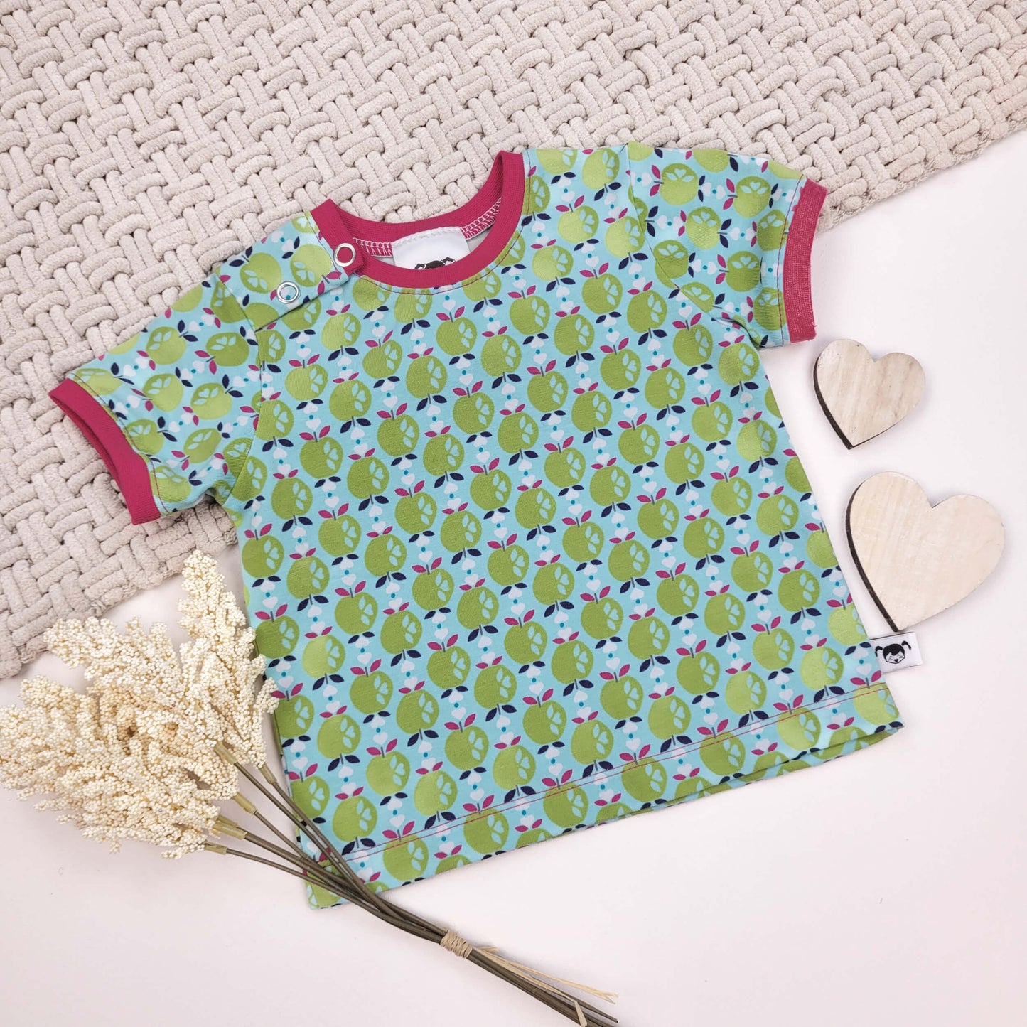 T-Shirt Äpfel Gr. 62