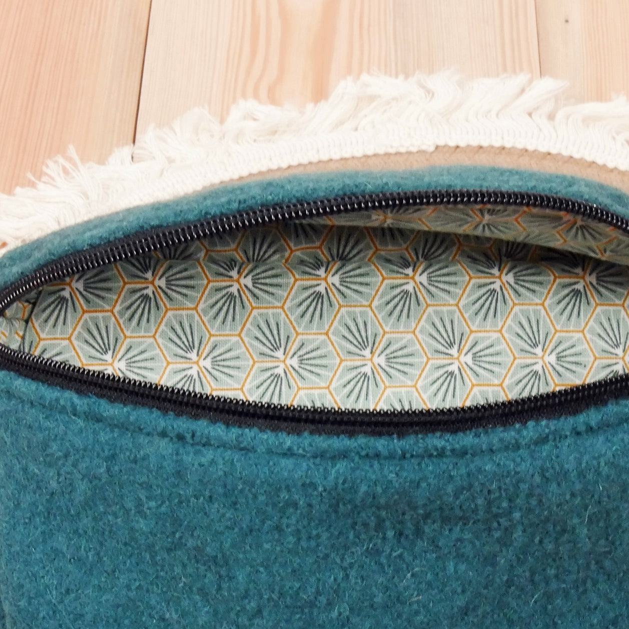 Bauchtasche Wollwalk Kinder petrol