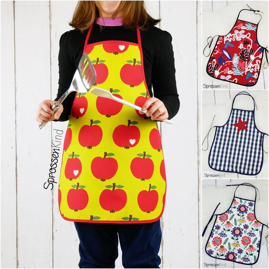 Kinderschürze Äpfel