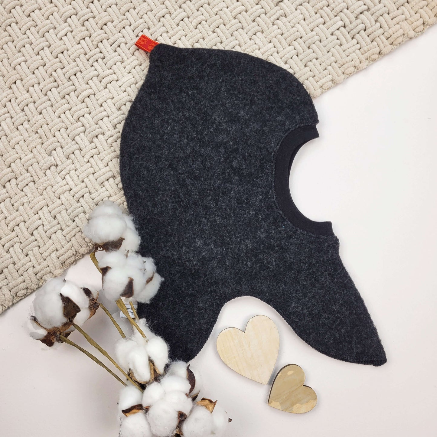 Schlupfmütze anthrazit KU 48-50