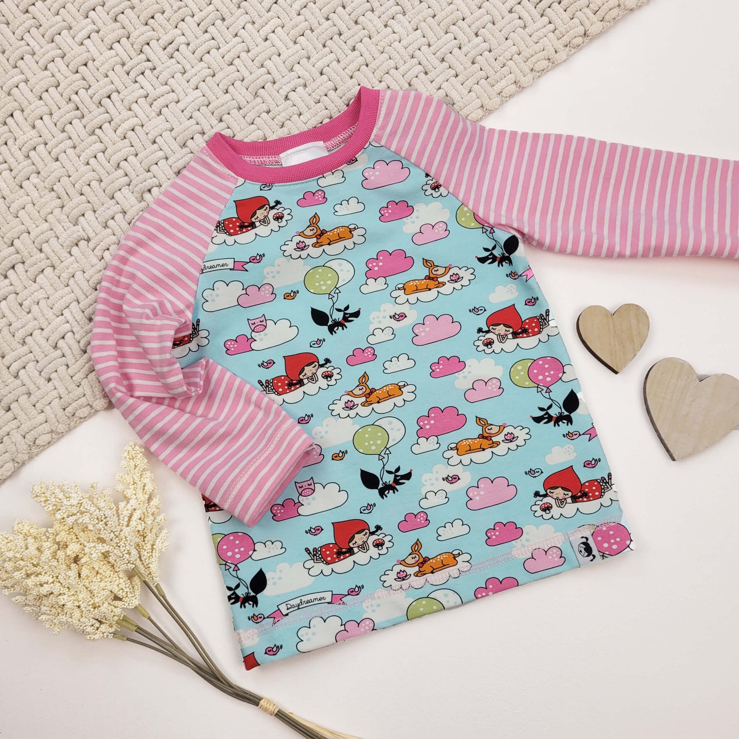 Langarmshirt Wolkenmädchen Gr. 86