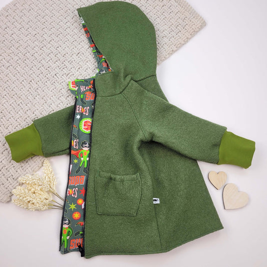 Walkjacke Superhelden Gr. 98/104