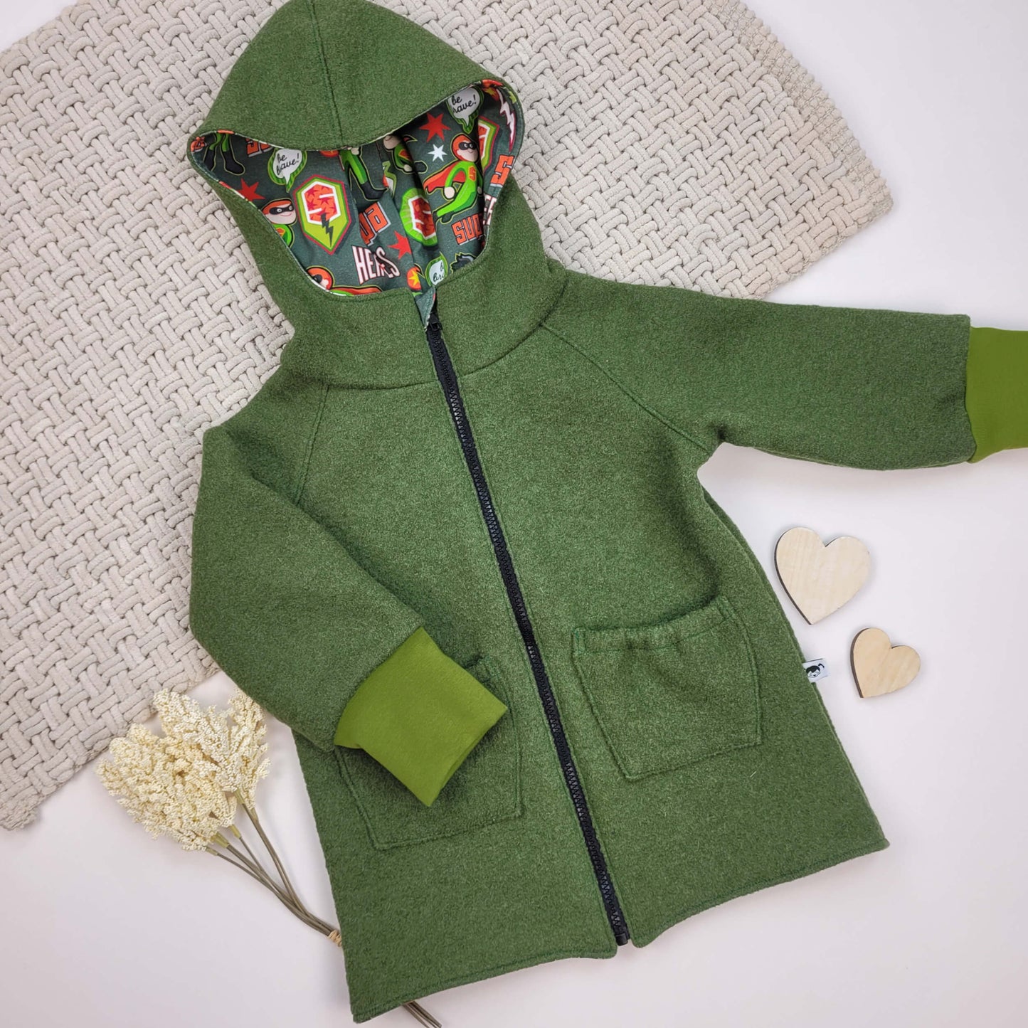 Walkjacke Superhelden Gr. 98/104