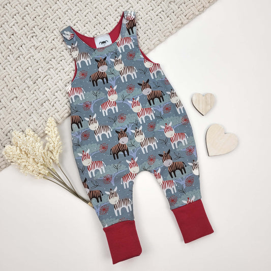 Strampler Zebra Gr. 50/56