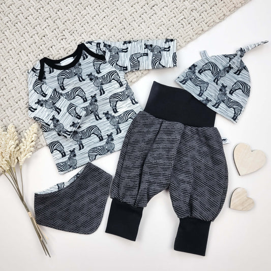 4er Set Zebra Gr. 50/56