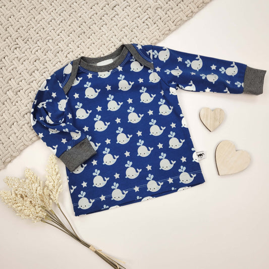 Baby-Shirt Wale Gr. 62/68