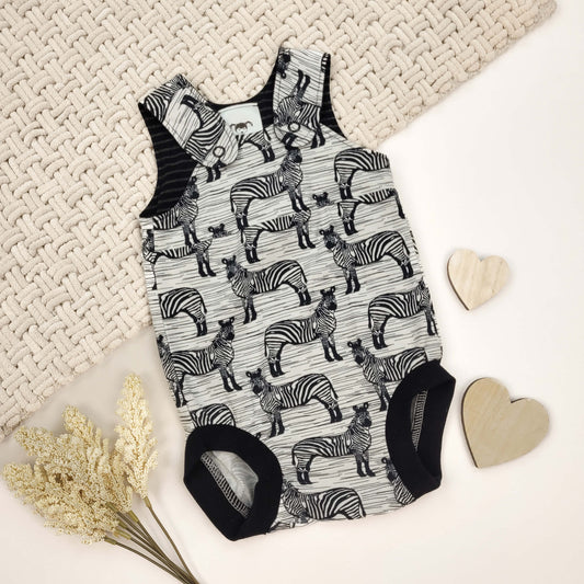 Romper Zebra Gr. 62/68