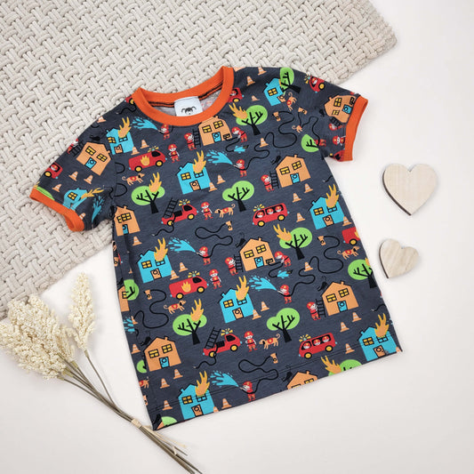 T-Shirt Feuerwehr Gr. 104