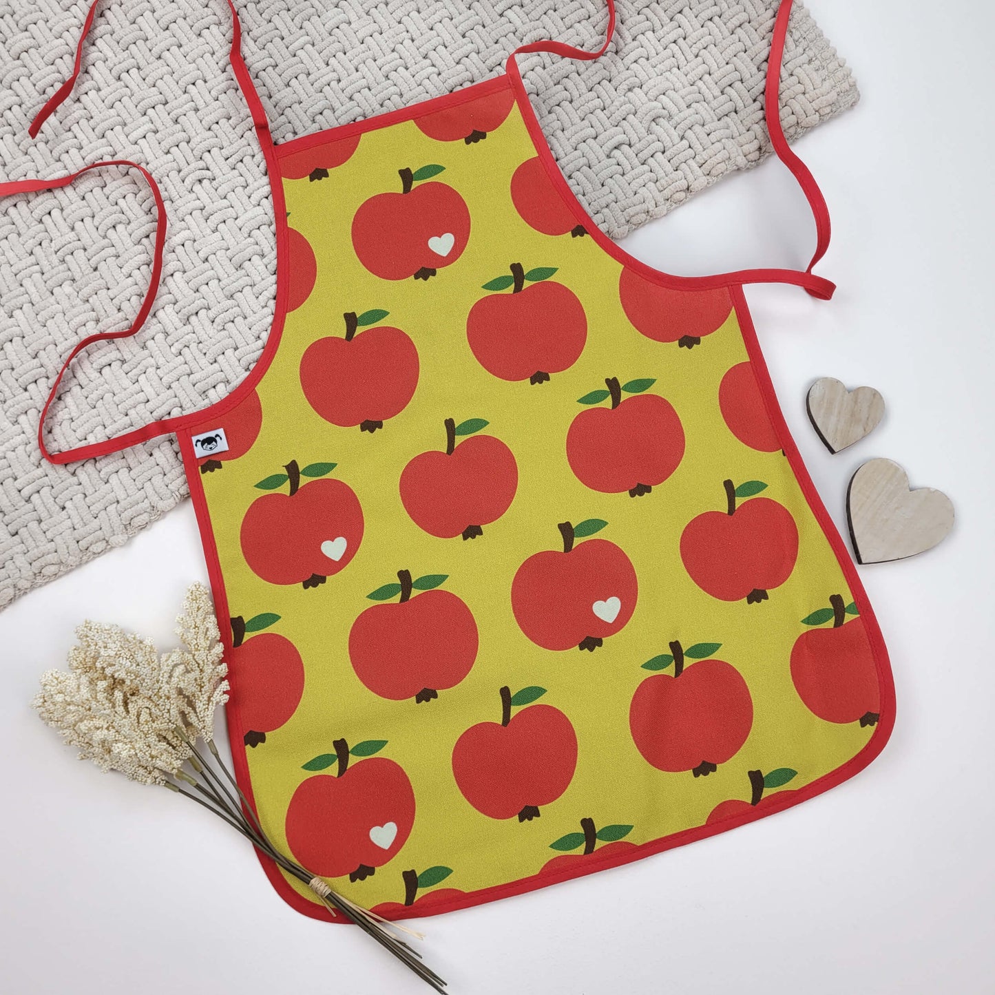 Kinderschürze Äpfel