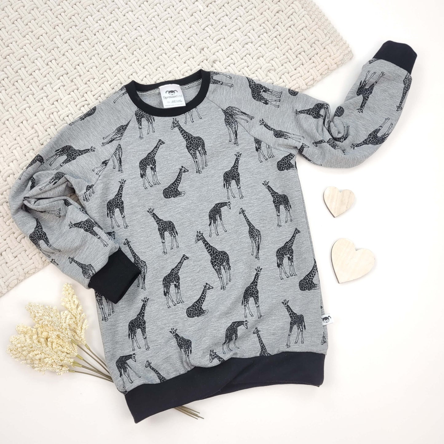 Pullover Giraffe Gr. 110/116