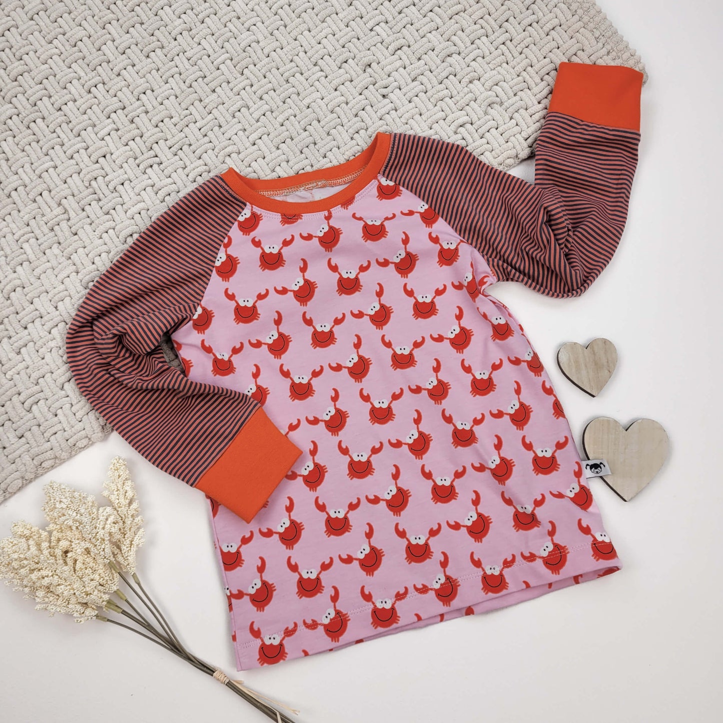 Langarmshirt Krabbe Gr. 98/104