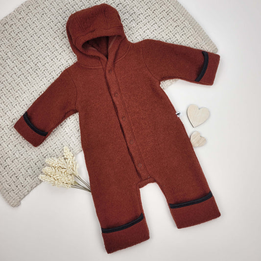 Wollfleece-Anzug Gr. 62/68