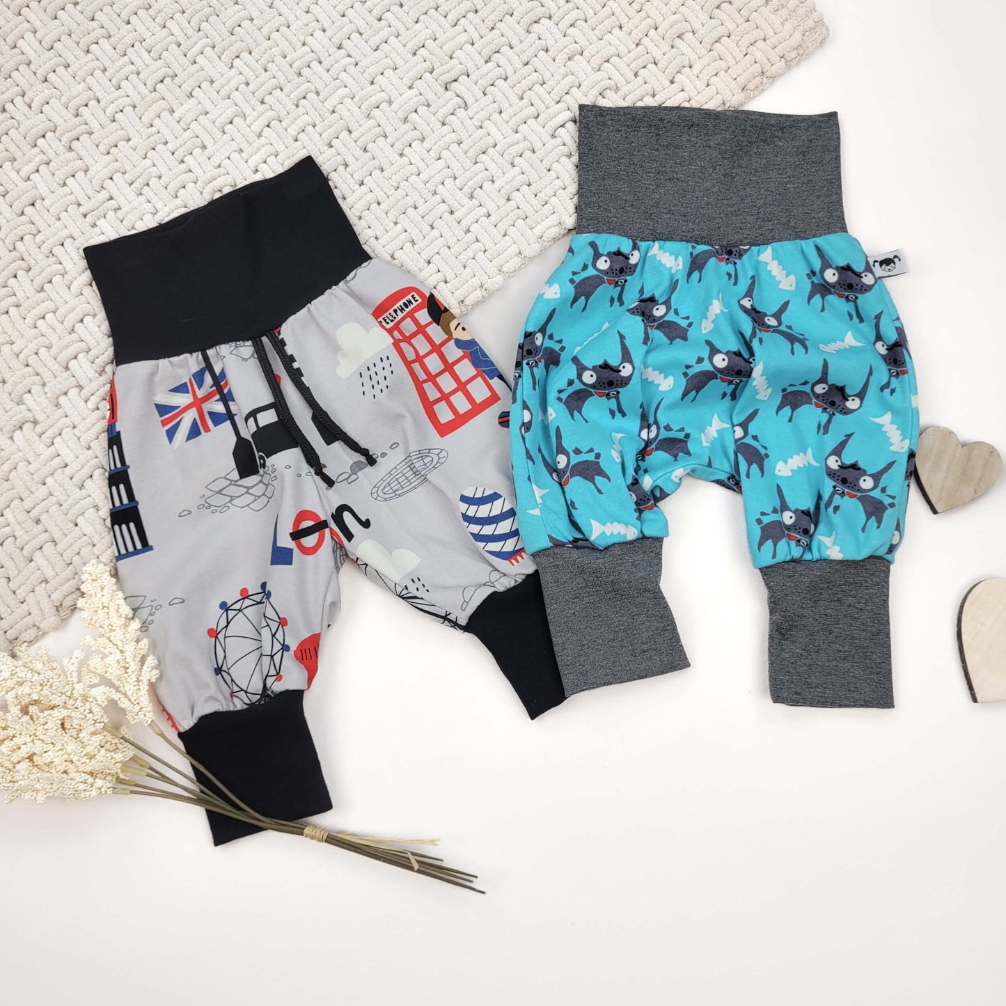 Baby-Set London/Hunde Gr. 50/56