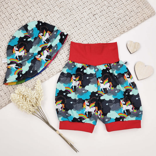 Sommer-Set Einhörner Gr. 98/104