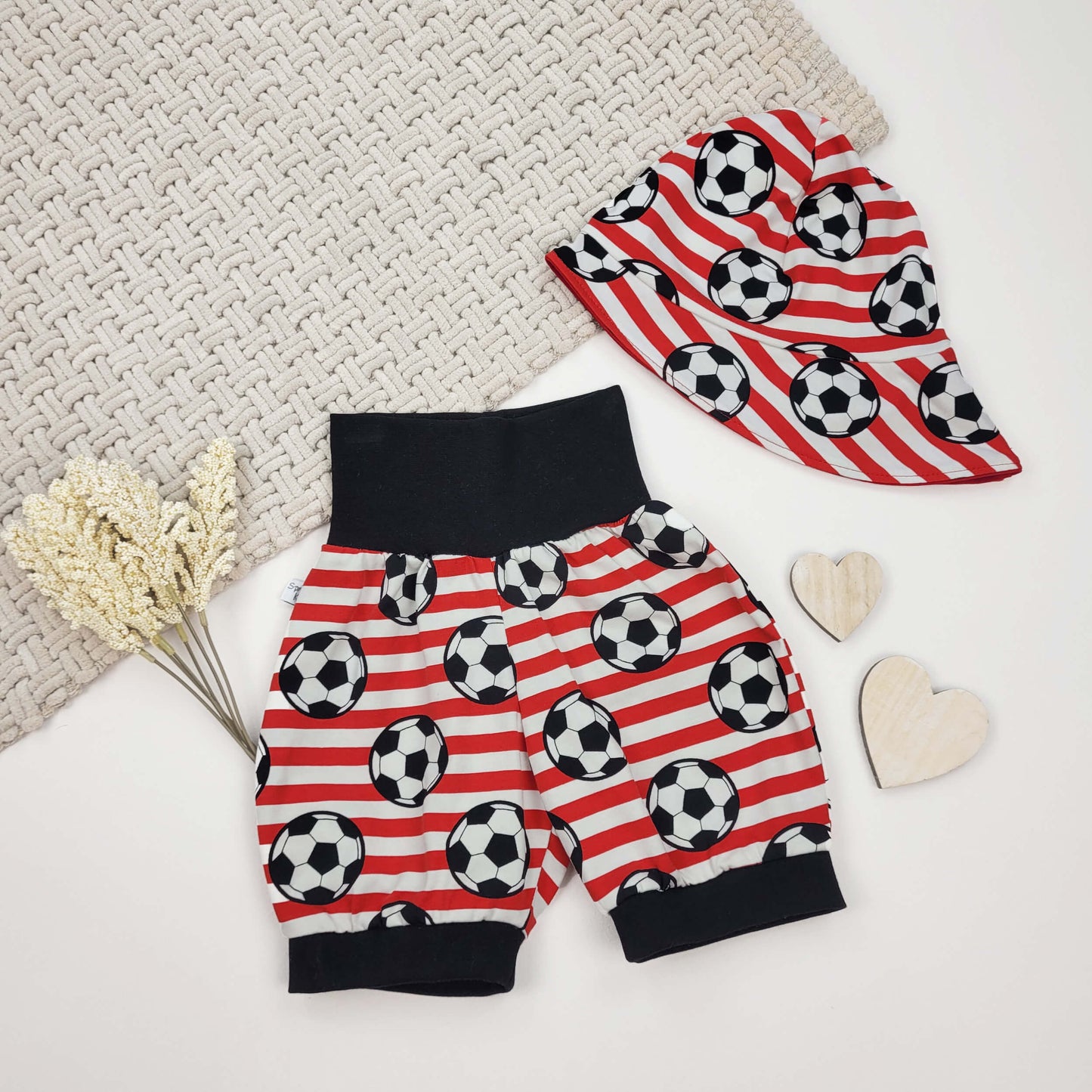 Sommer-Set Fußball Gr. 86/92