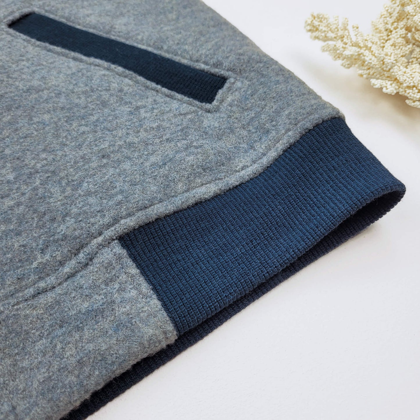 Merino College-Jacke Damen