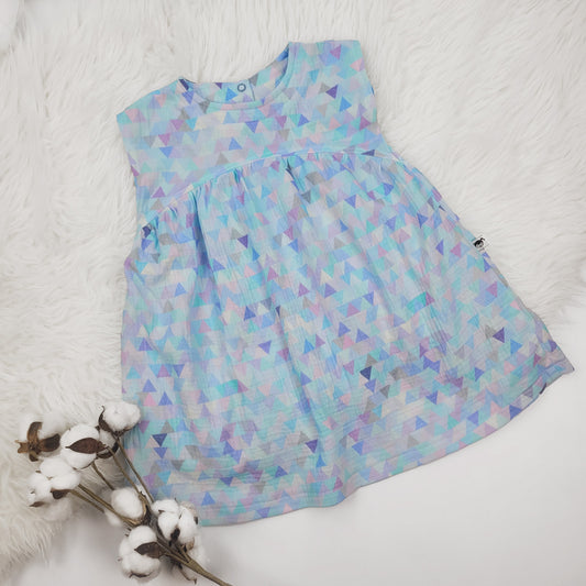 Musselin-Kleid Pastell