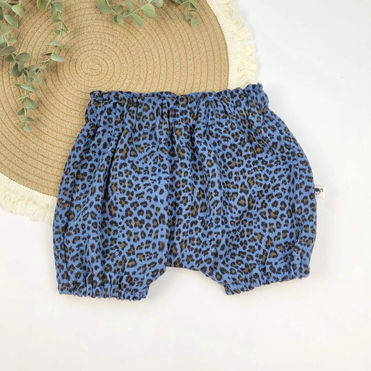 Musselin-Bloomers Leo blau Gr. 86/92