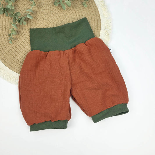 Musselin-Shorts rostrot Gr. 110/116