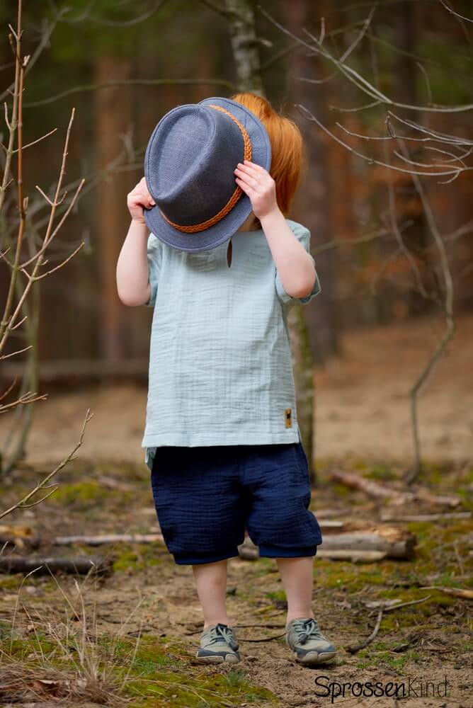 Baby Musselin-Shorts mint
