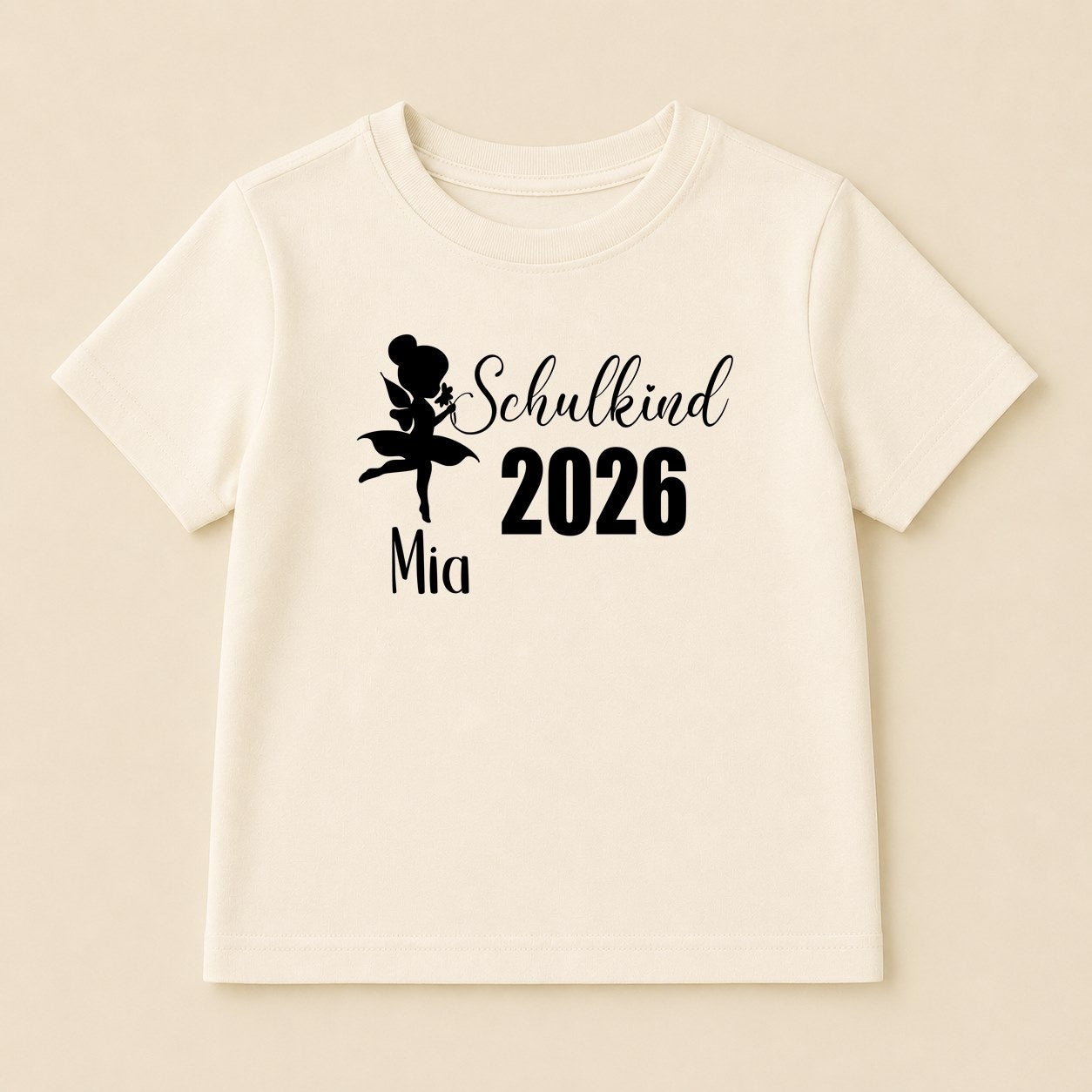 Bügelbild Fee Schulstart