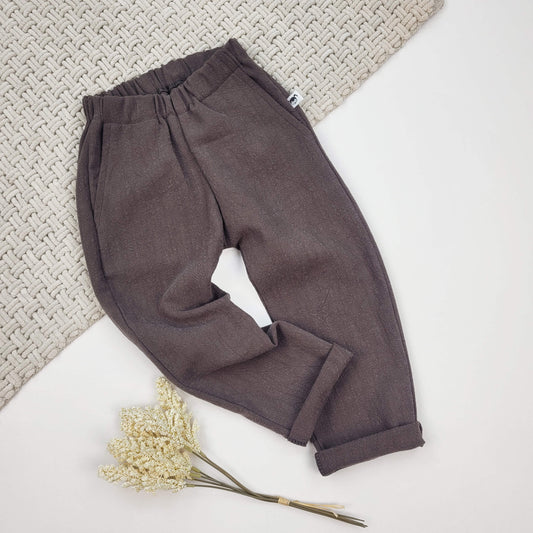 Leinenhose braun