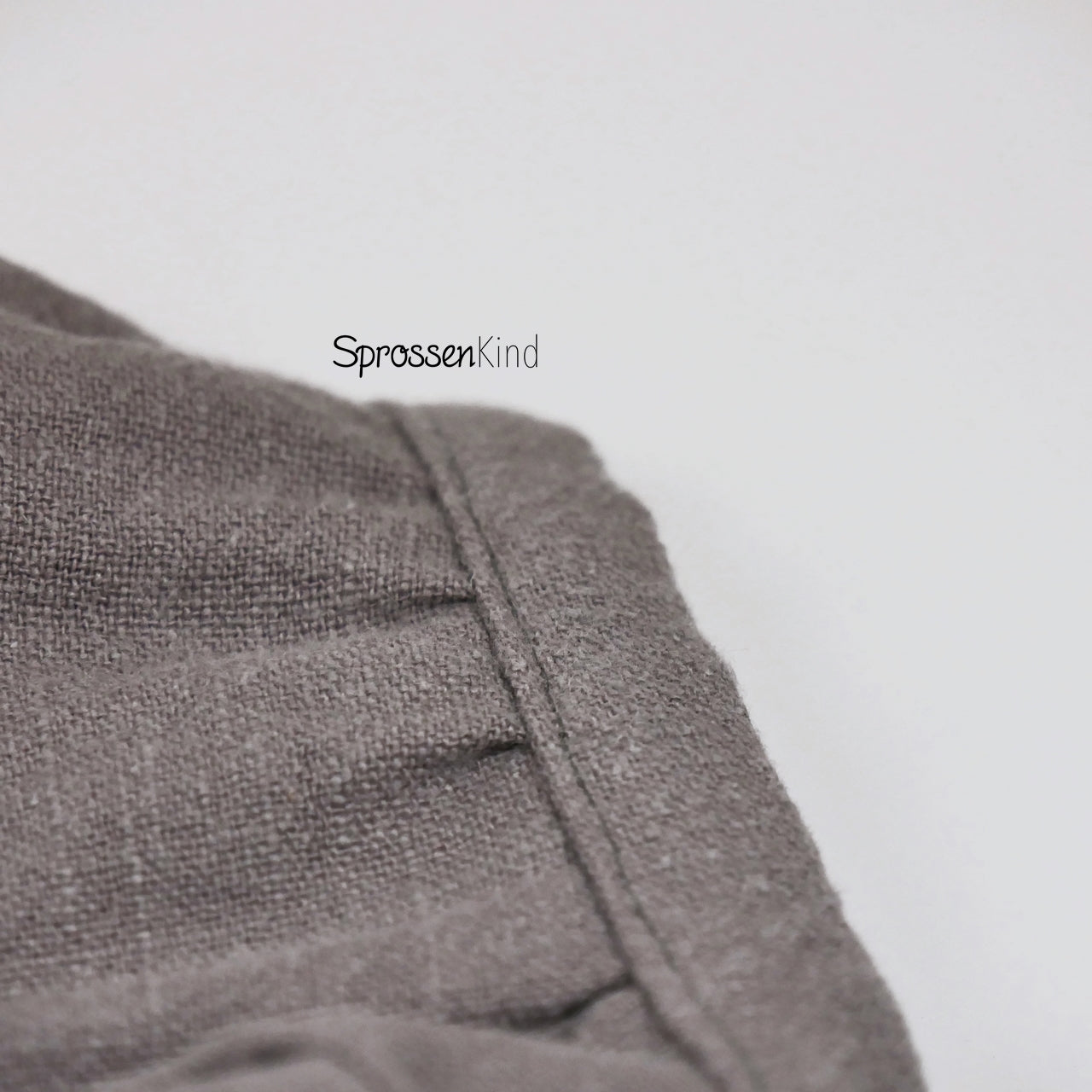 Leinenkleid grau Gr. 98/104