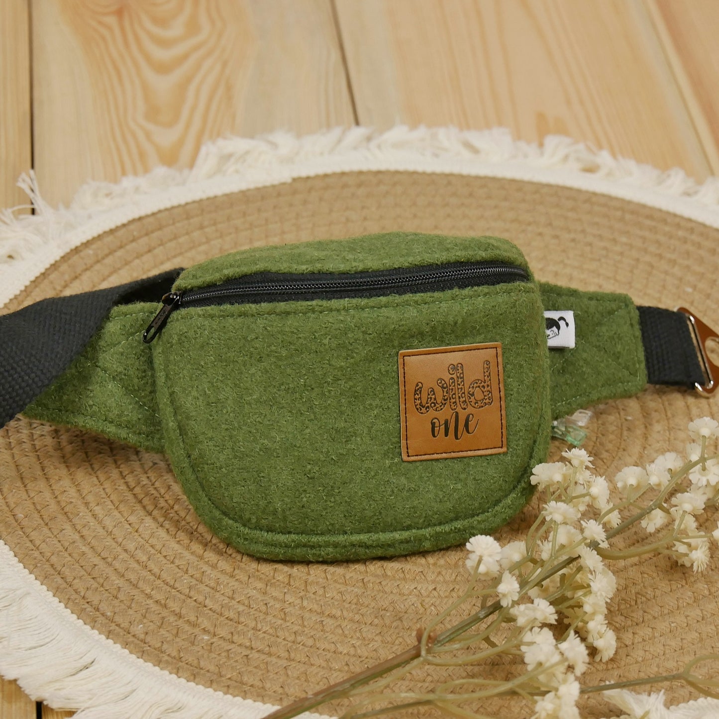 Bauchtasche Wollwalk Toddler grün