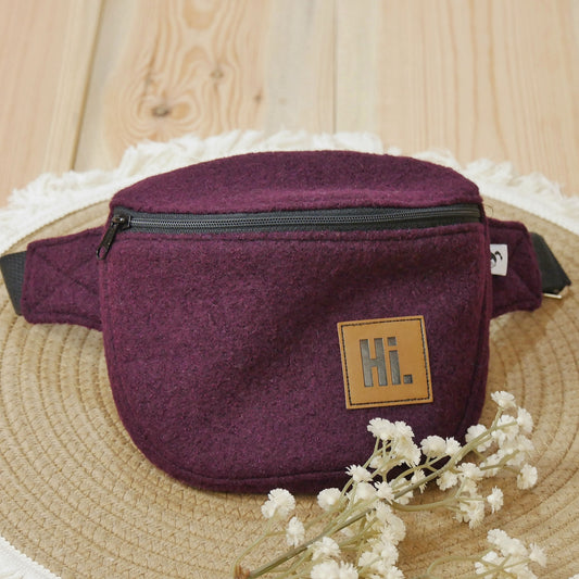 Bauchtasche Wollwalk Kinder bordeaux