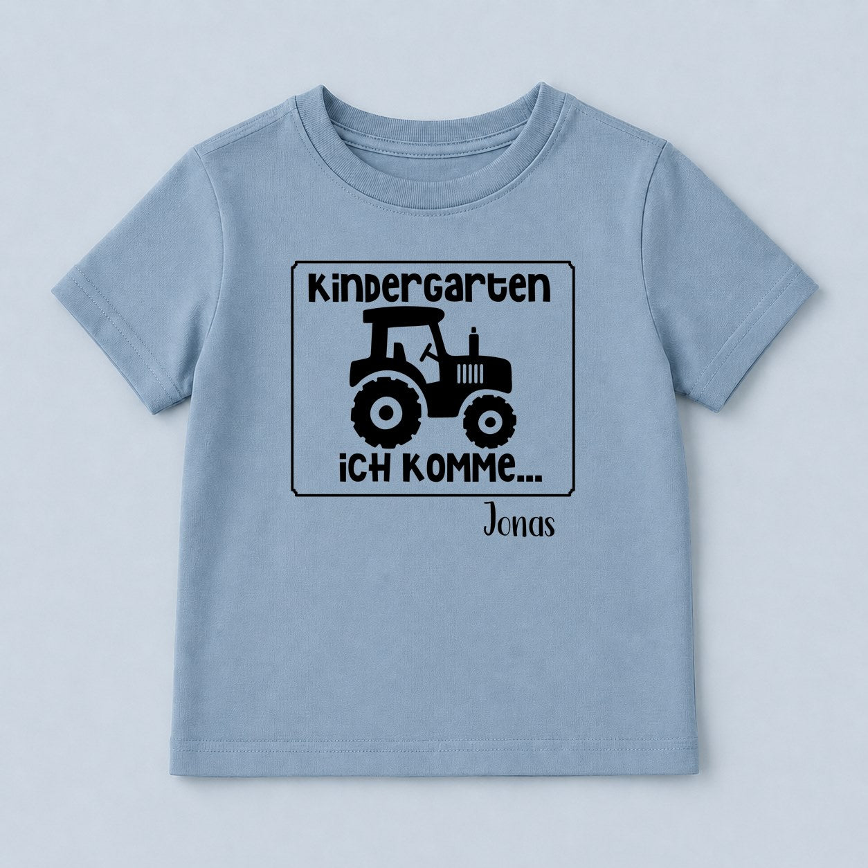 Bügelbild Traktor Kindergarten
