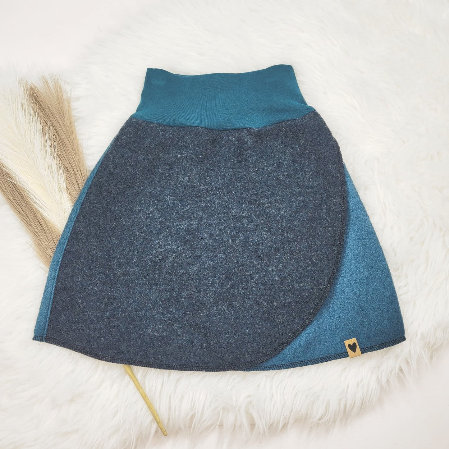 Walkrock gewitterblau/petrol Gr. 122/128